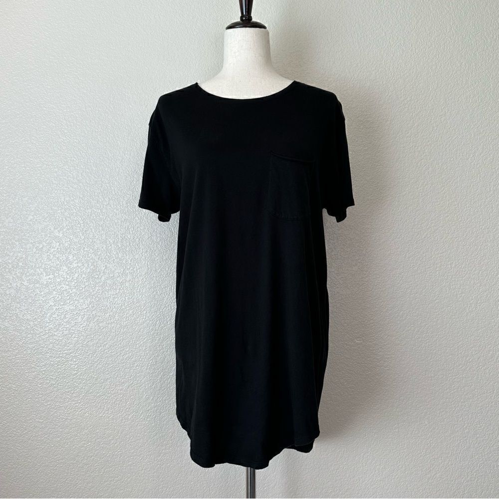 Urban Outfitters Black Short Sleeves T-Shirt/Tunic Top